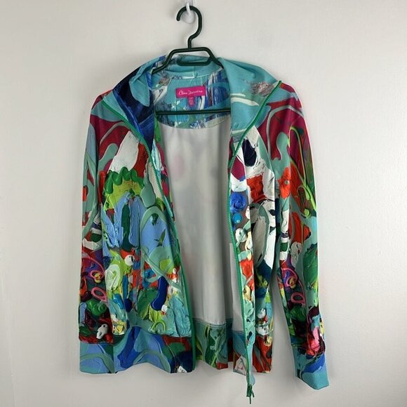 Claire Desjardins Wearable Abstract Art Light Jacket - Picture 6 of 6